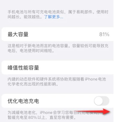 桥西苹果15维修分享iPhone15充电到80%就充不进电了怎么办 