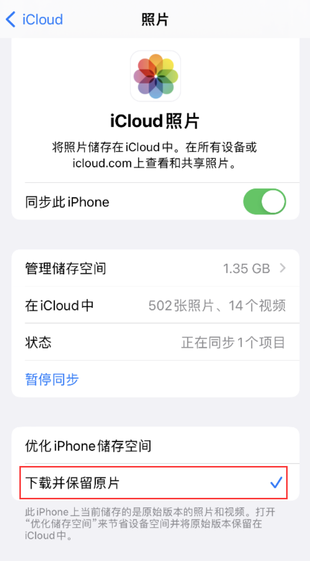 桥西苹果手机维修分享iPhone 无法加载高质量照片怎么办 