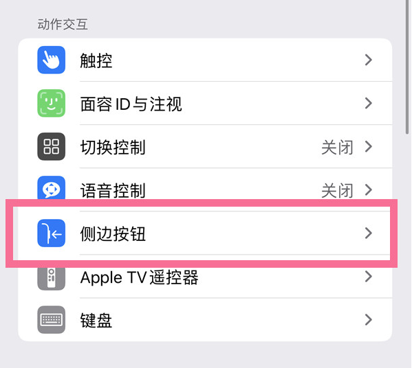 桥西苹果14维修店分享iPhone14 Plus侧键双击下载功能关闭方法 