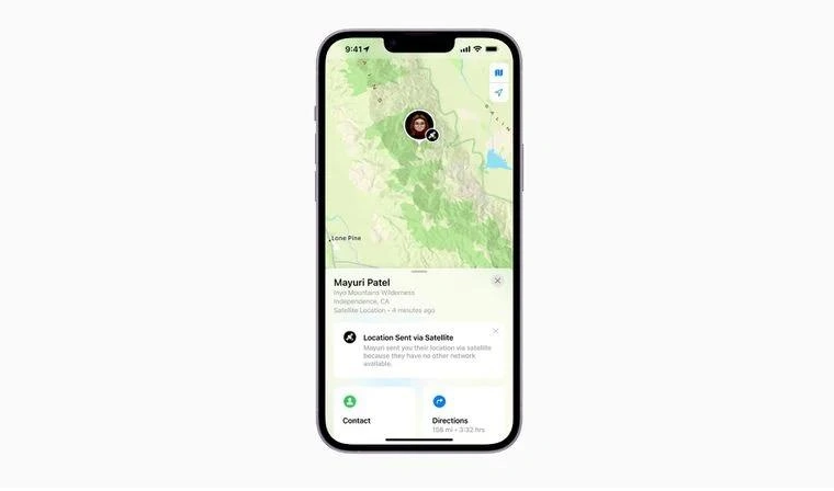 桥西苹果14维修分享iPhone14系列中 FindMy功能通过卫星分享位置方法教程 